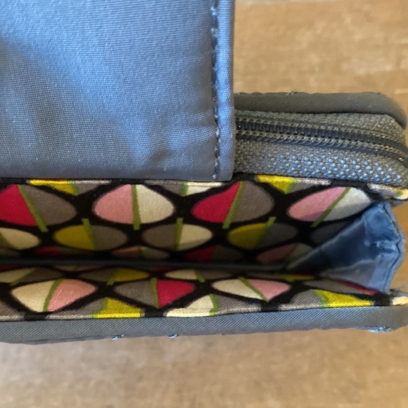 Vera Bradley Gray Wristlet - Picture 7 of 10